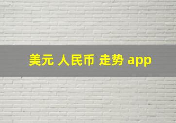 美元 人民币 走势 app